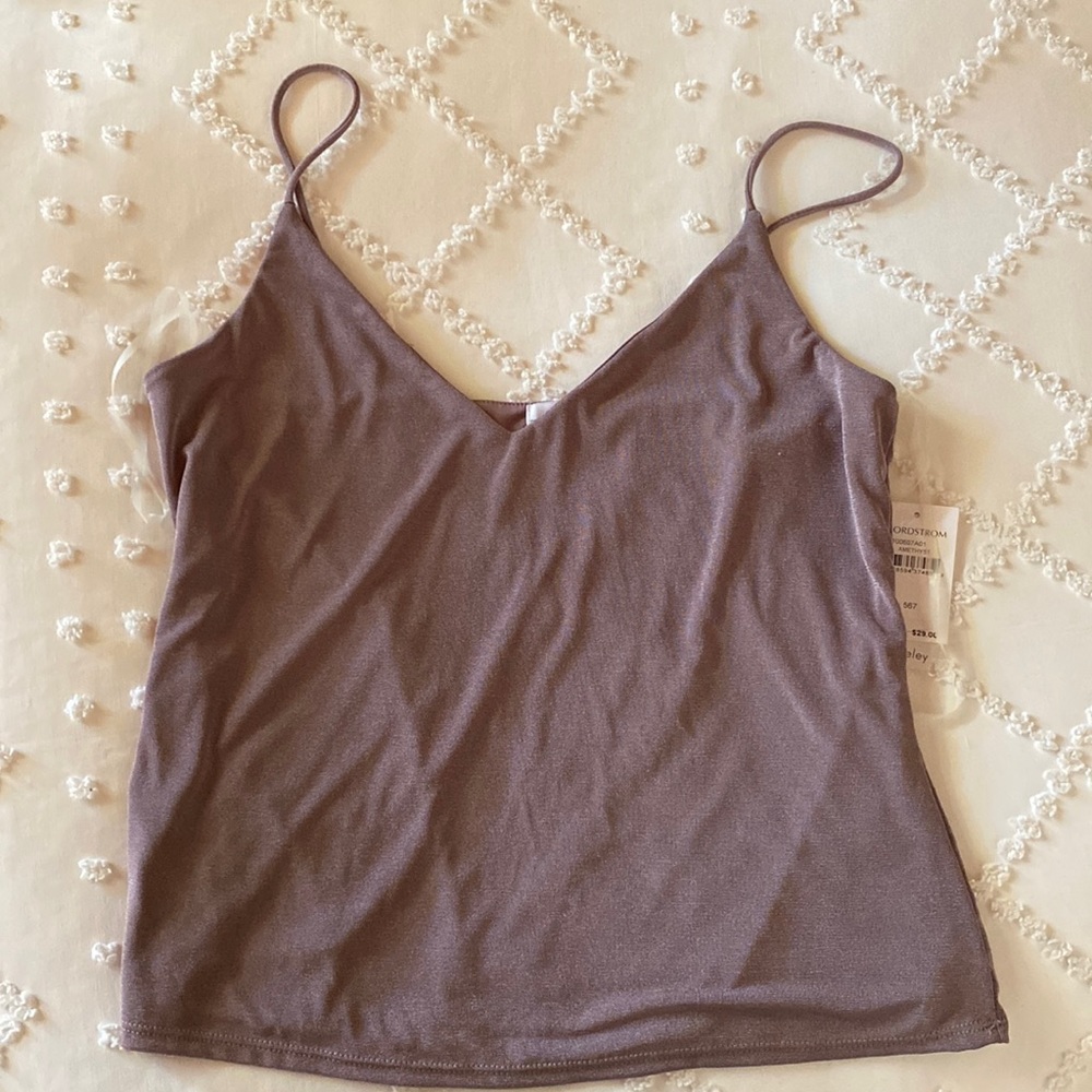 Purple Dressy Tank Top